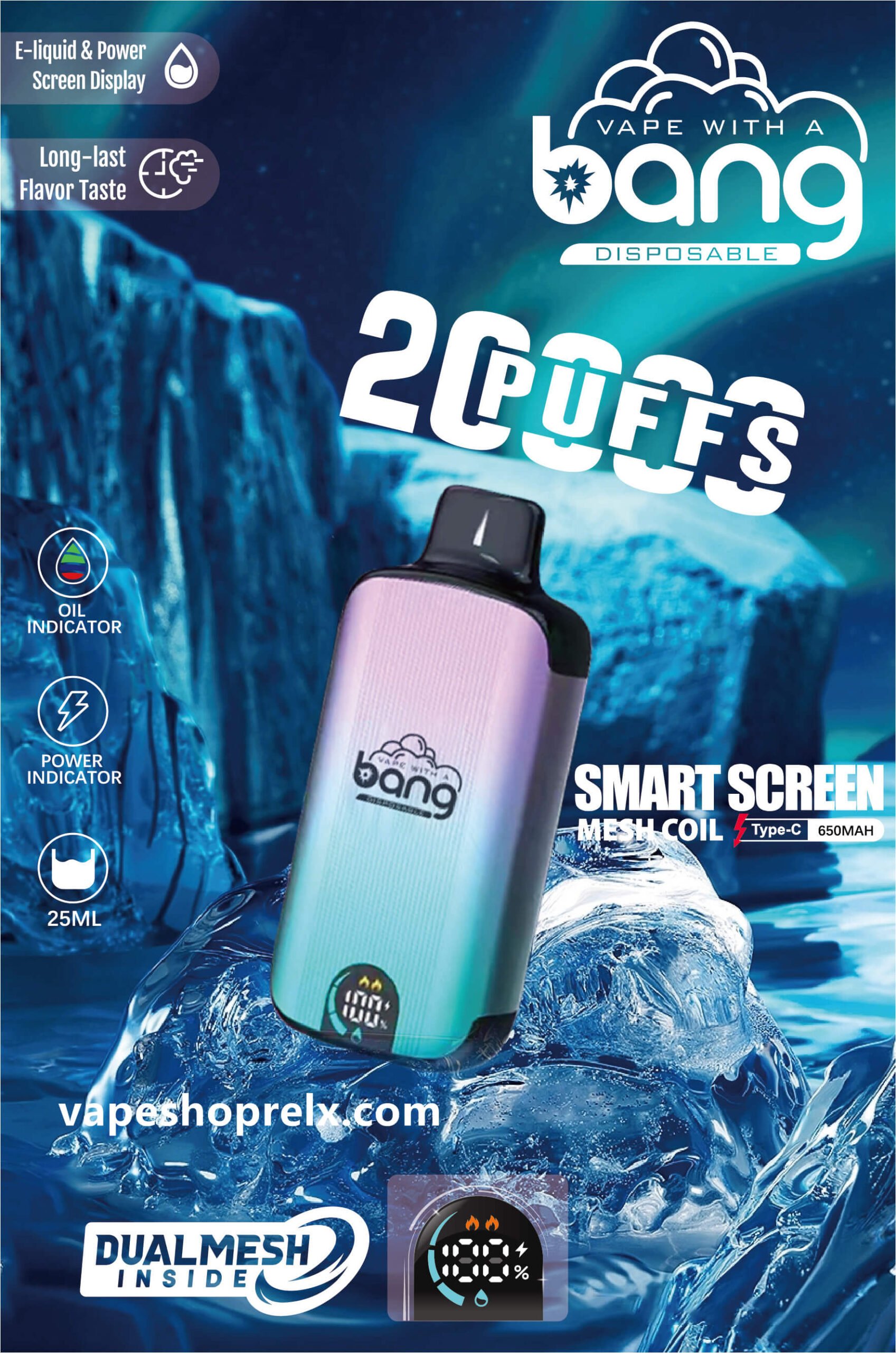 Bang DUALMESH 20000 Puffs